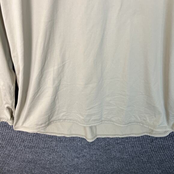 Peckham Mens Polartec Cold Weather Undershirt Size Large Long Tan Layering - Picture 3 of 9